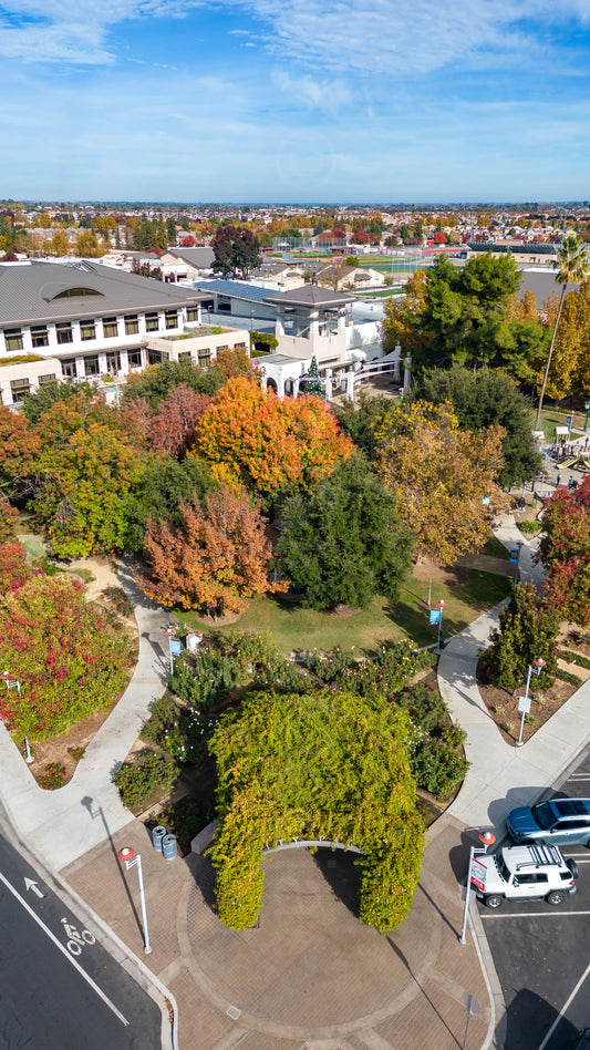 VERTICAL- Downtown Brentwood Drone 007