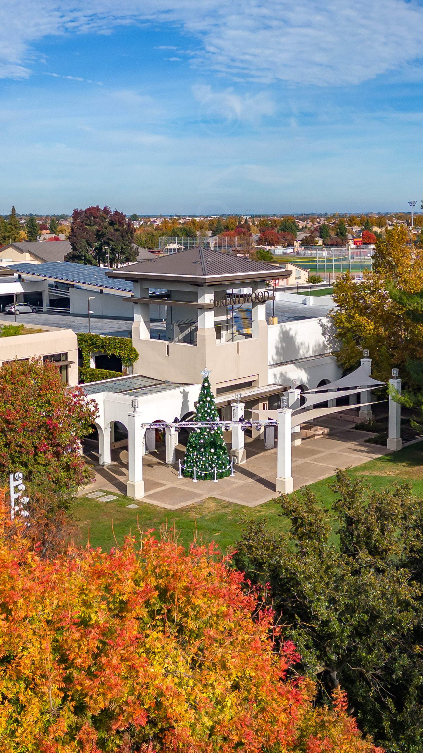 VERTICAL- Downtown Brentwood Drone 008