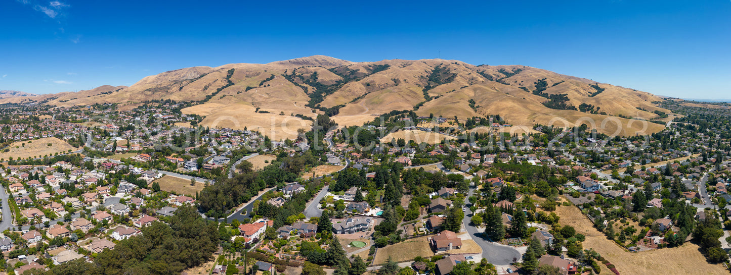 Panoramic Drone Photo of Mission Peak