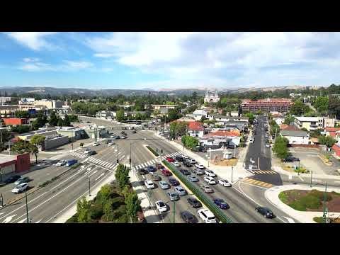 Hayward Drone Footage Downtown 005