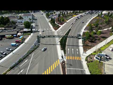 Hayward Drone Footage Downtown 003